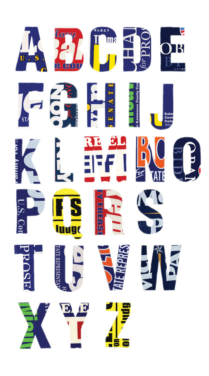 graphic design alphabet