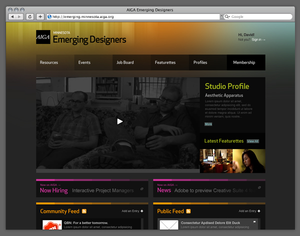 AIGA Emerging Designers