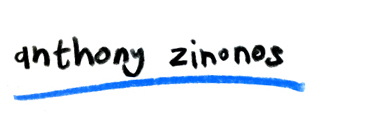 Anthony Zinonos ~ Shop