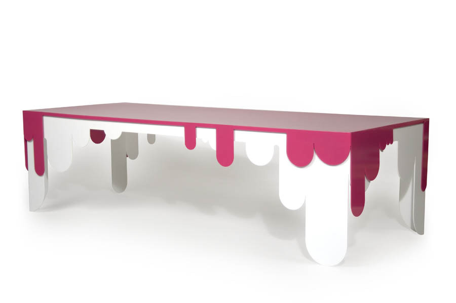 Paint Drip Coffee Table Matthew Lechowick Design