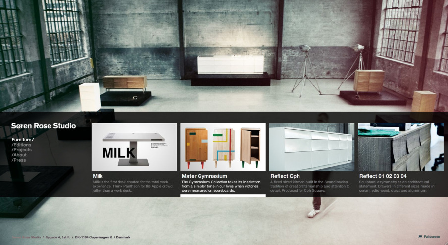 Web design inspiration