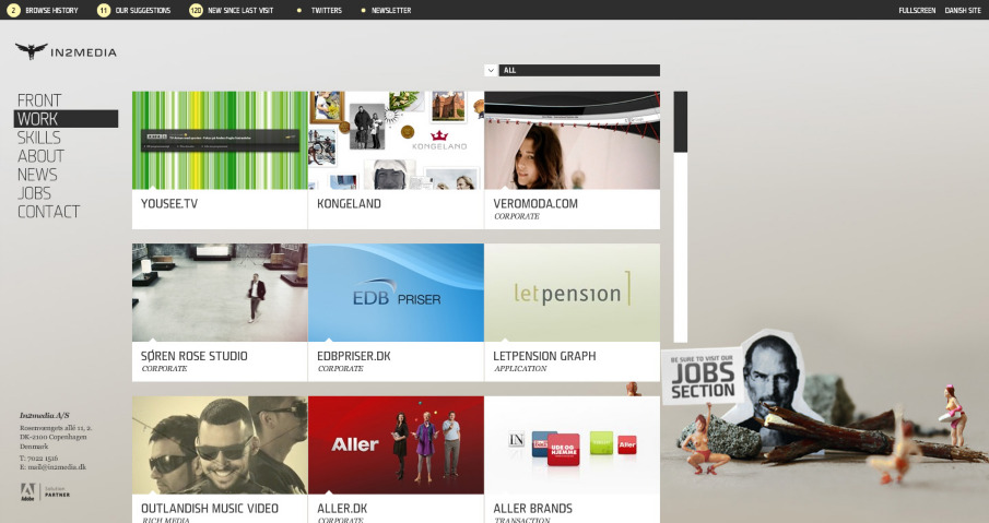 Web design inspiration