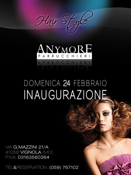anymore hairstyle harry design hair styling flyers