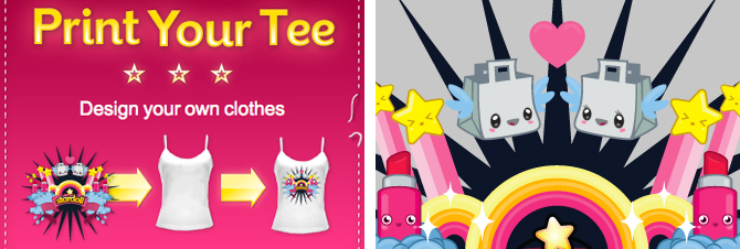  own customized stardoll tshirt, order it and get it shipped home to
