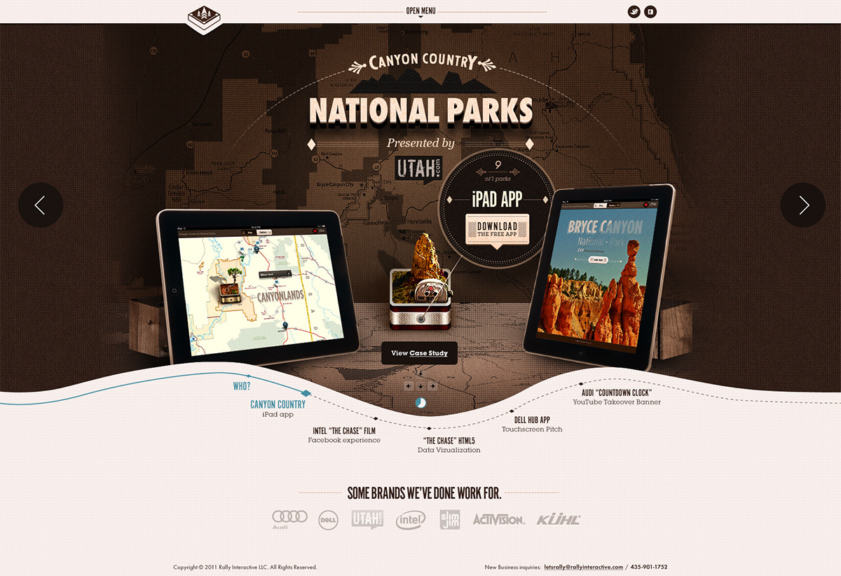 Web design inspiration