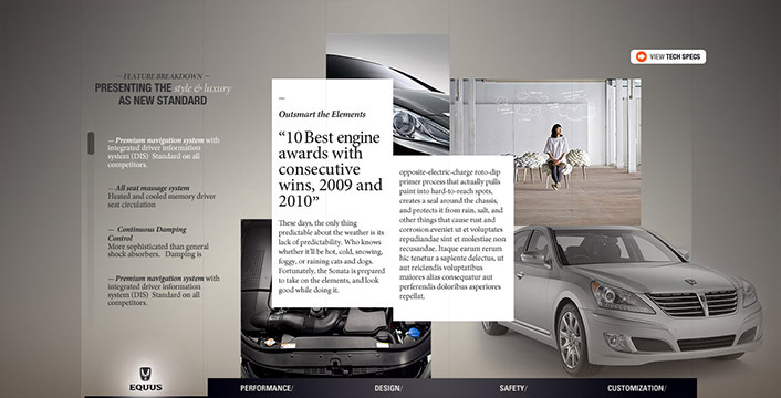 Web design inspiration