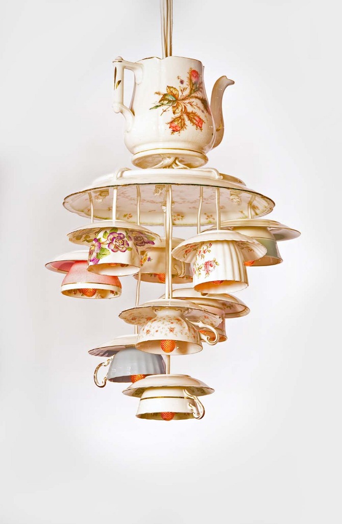 Tea Cup Chandelier