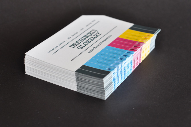 punch card designs