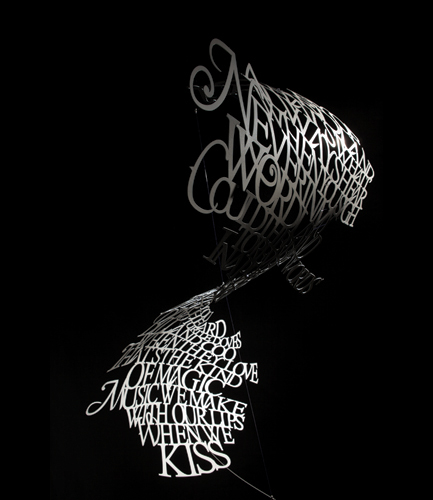 typographic sculpture 2 typographic sculpture