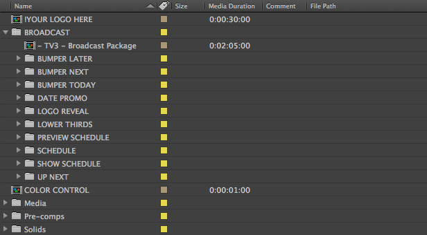 TV3 - Broadcast Package - 2