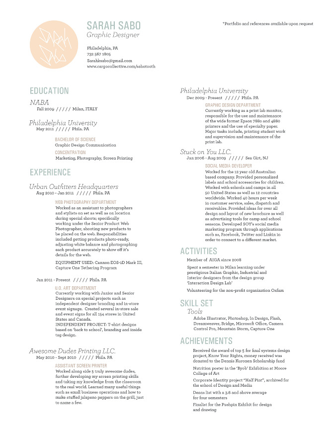 urban resume