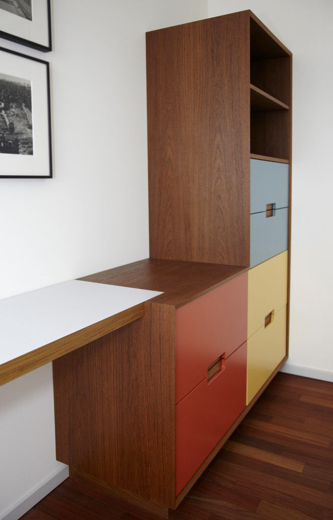 desk for bedroom with storage