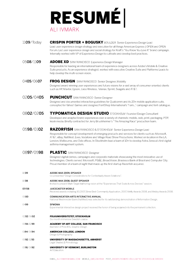resumé northern ice resume writing