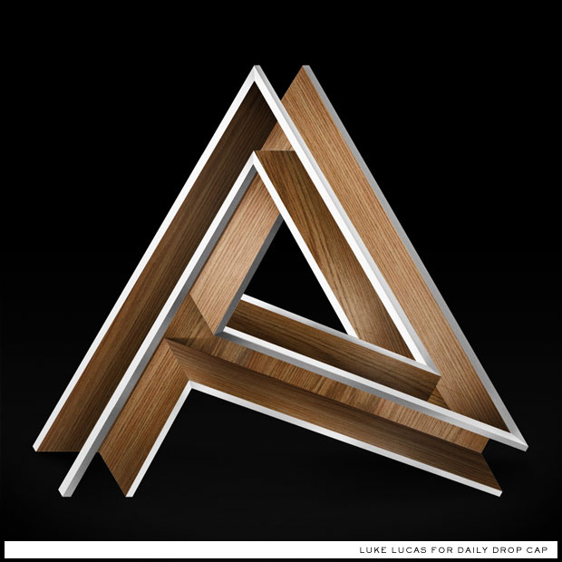 Daily Drop Cap – The Letter A Luke Lucas – Typographer Daily Drop Cap – The Letter A Luke Lucas – Typographer