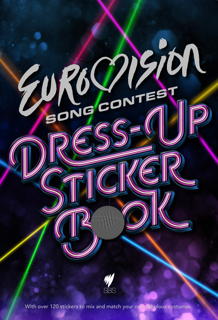 Cover Eurovision Song Contest Dress Up Sticker Book Luke Lucas