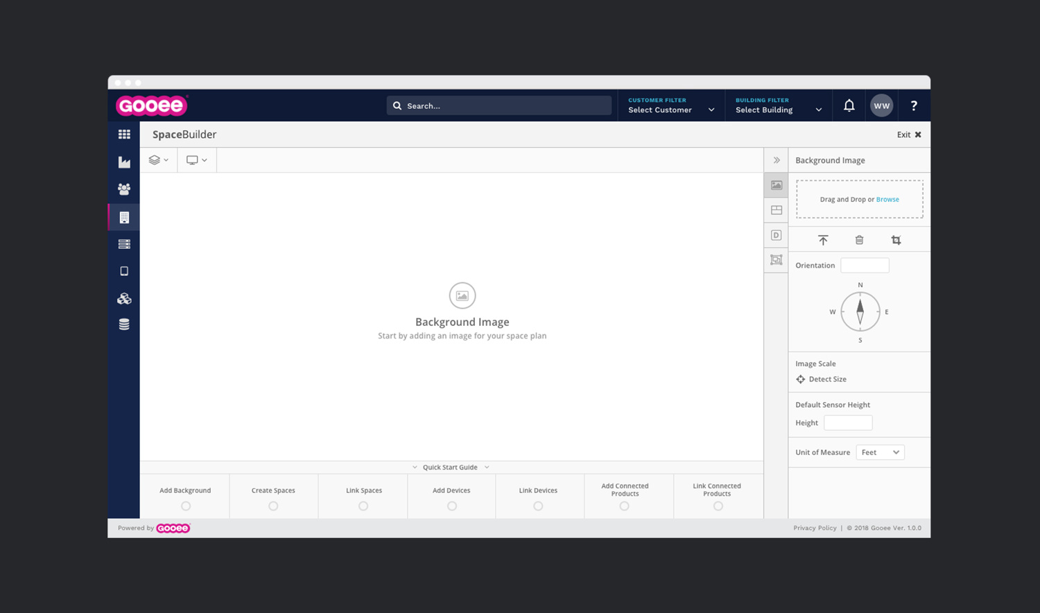 Gooee floor builder canvas