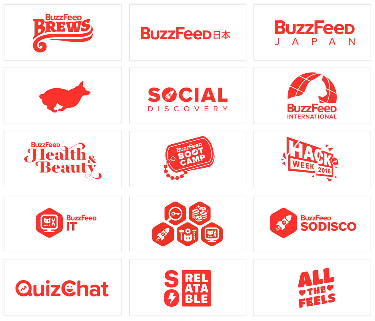 BuzzFeed Logos Shaun Pendergast Illustration