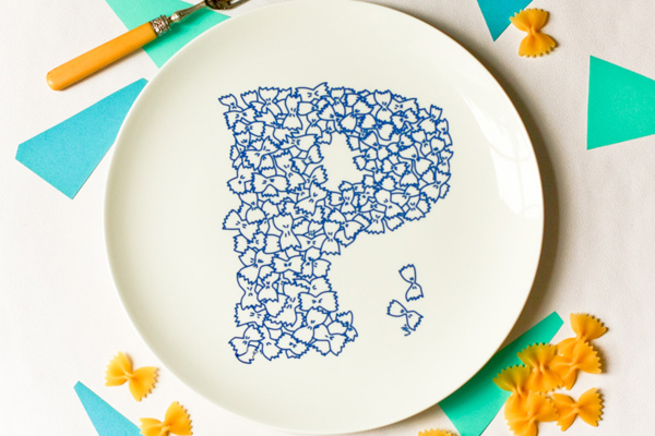 Alphabet Plates - JustNoey - Illustrations, Ceramics, Homeware Design ...