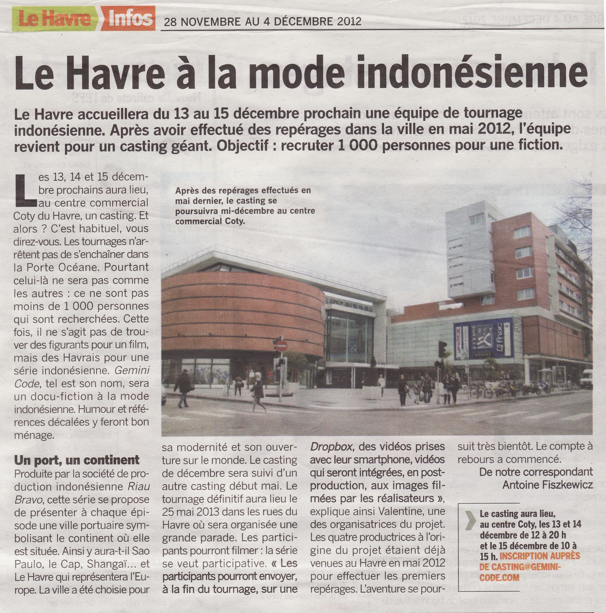 GEMINI CODE LE HAVRE