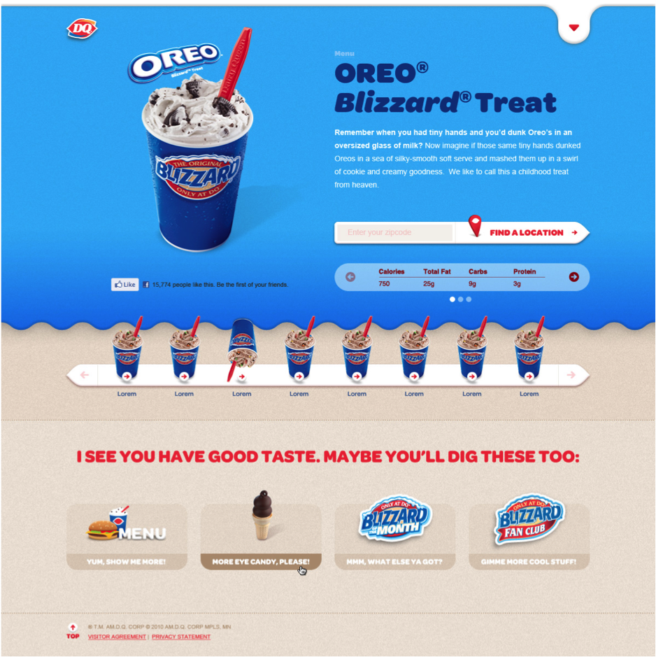 Dairy Queen site Cassie Broeckert's Portfolio