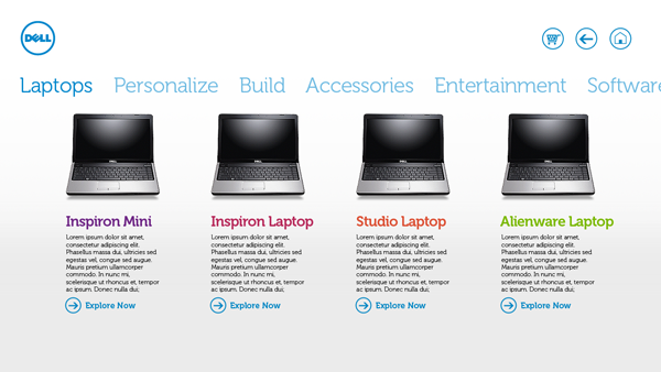 Dell Retail Kiosk - Jason Poindexter | N.U.I Design + UX + UI