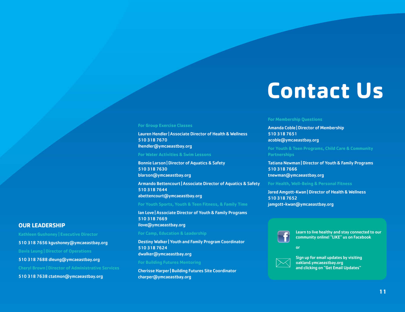 Overview Guide of Downtown Oakland YMCA Tom Guffey