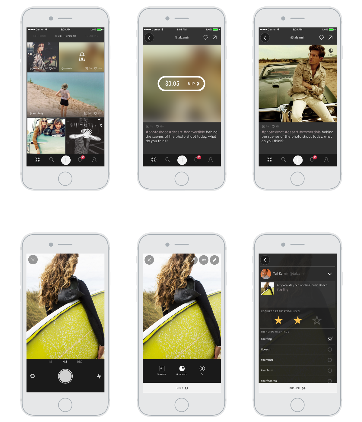 Wickr Explor micro-content publishing concept