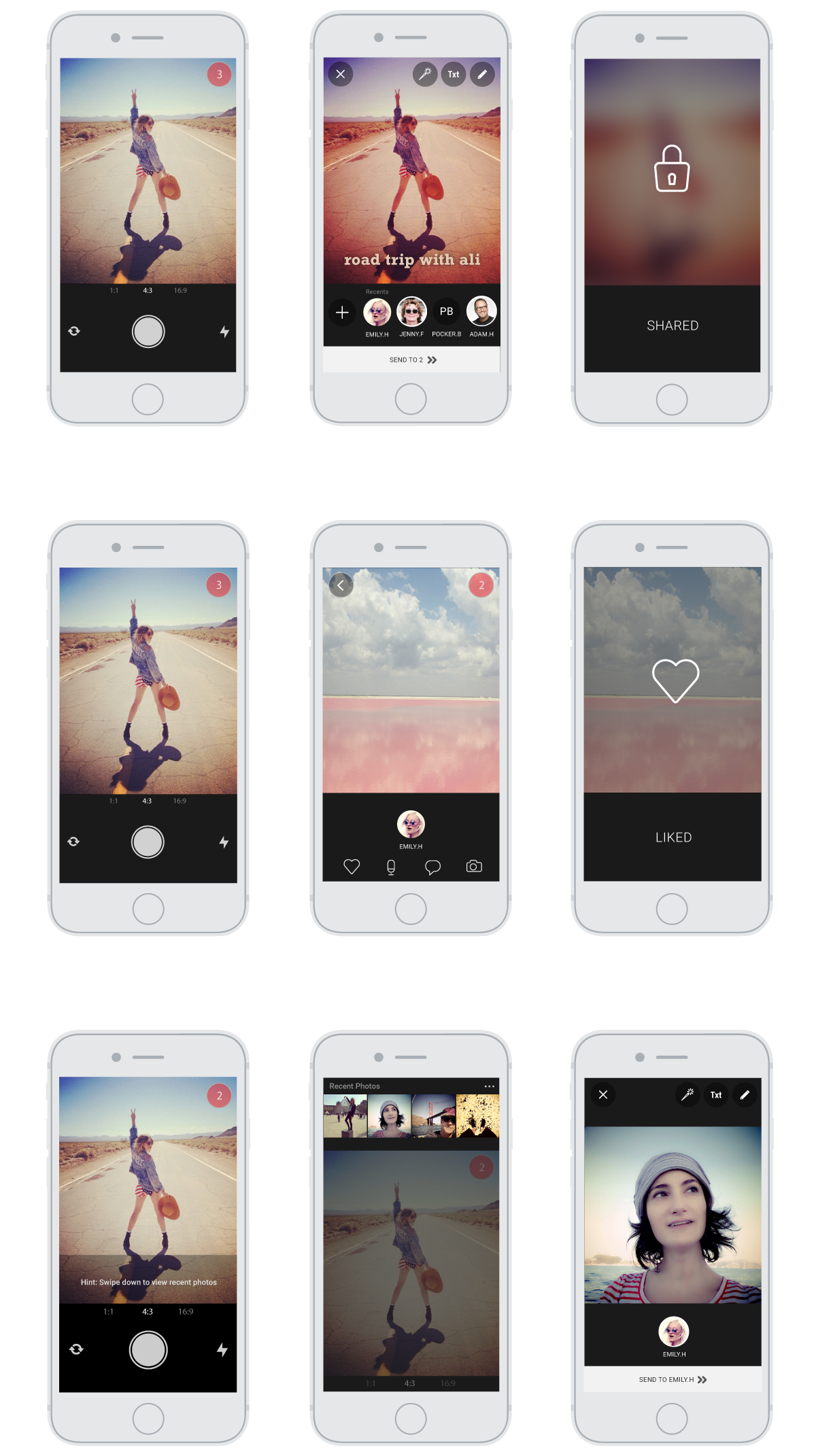 Wickr Slidr private photo sharing concept