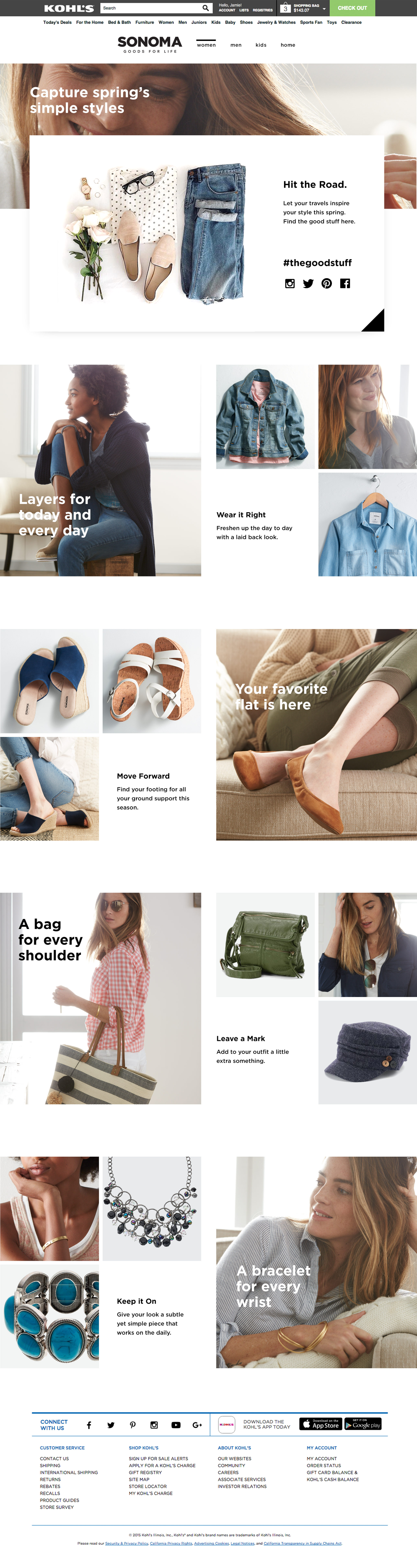 Kohl's Sonoma Brand Launch AGPOON CREATIVE / PRODUCT DIRECTOR