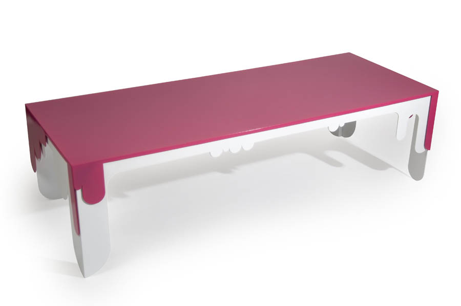 Paint Drip Coffee Table Matthew Lechowick Design