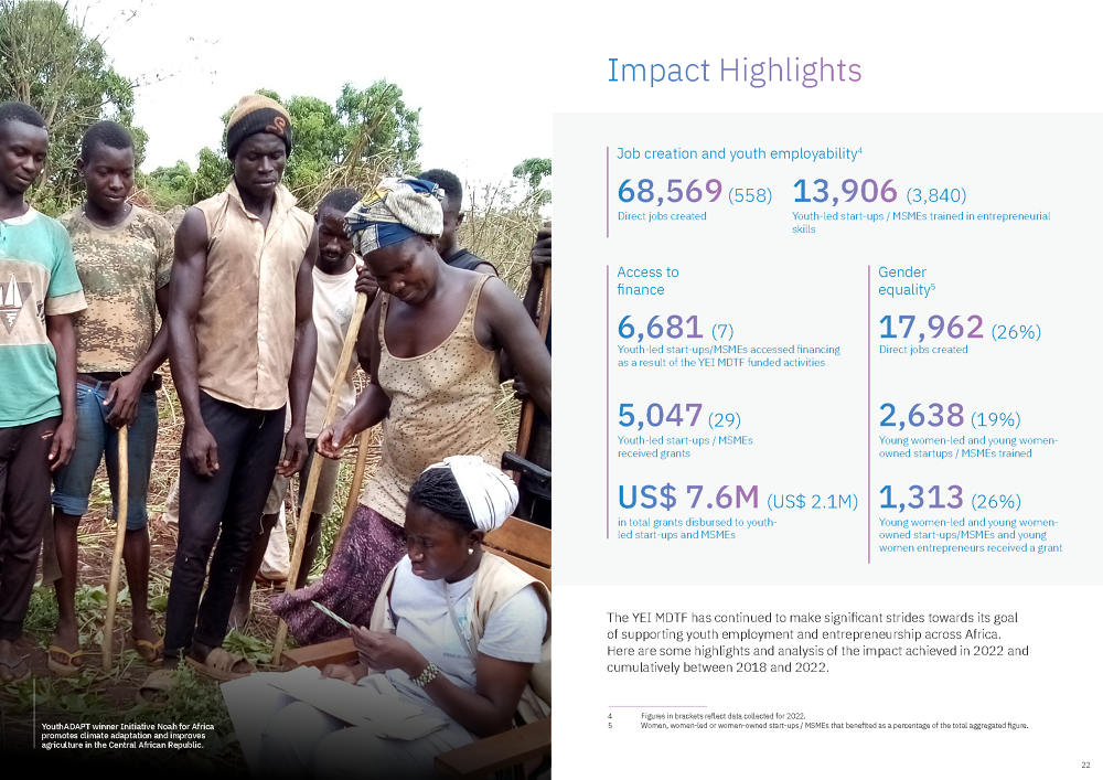 Annual Report / African Development Bank - variogram — visual communication
