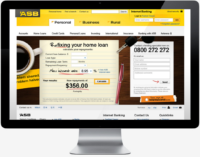 Asb Bank Marshall Lorenzo Web Graphic Designer Art Director