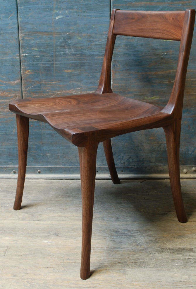 Walnut Desk Chair Daniel Rickey Originial Furniture