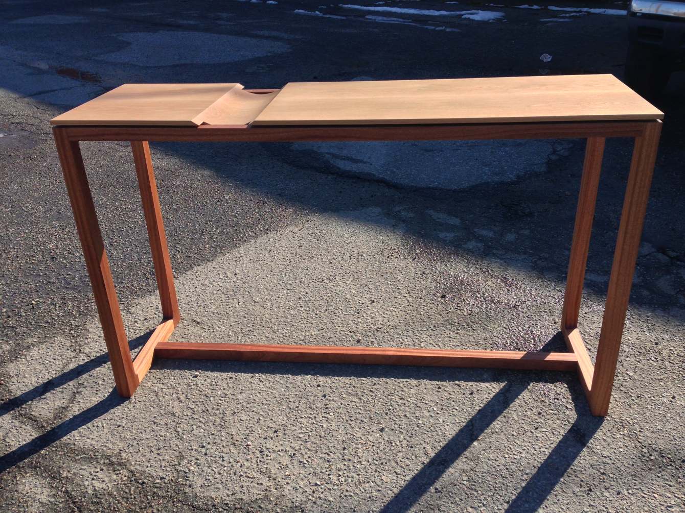 Scooped Foyer Table Daniel Rickey Originial Furniture