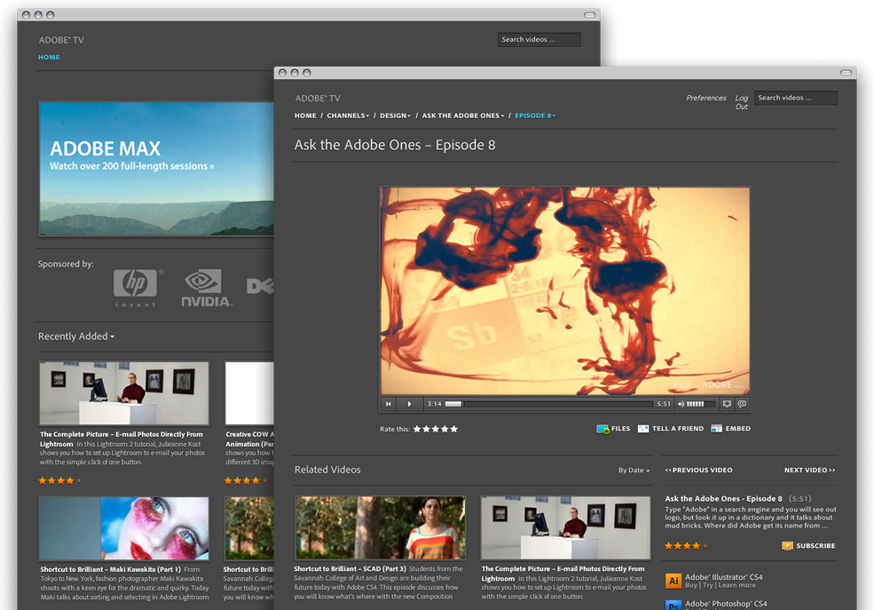 Adobe Media Player David Nelson
