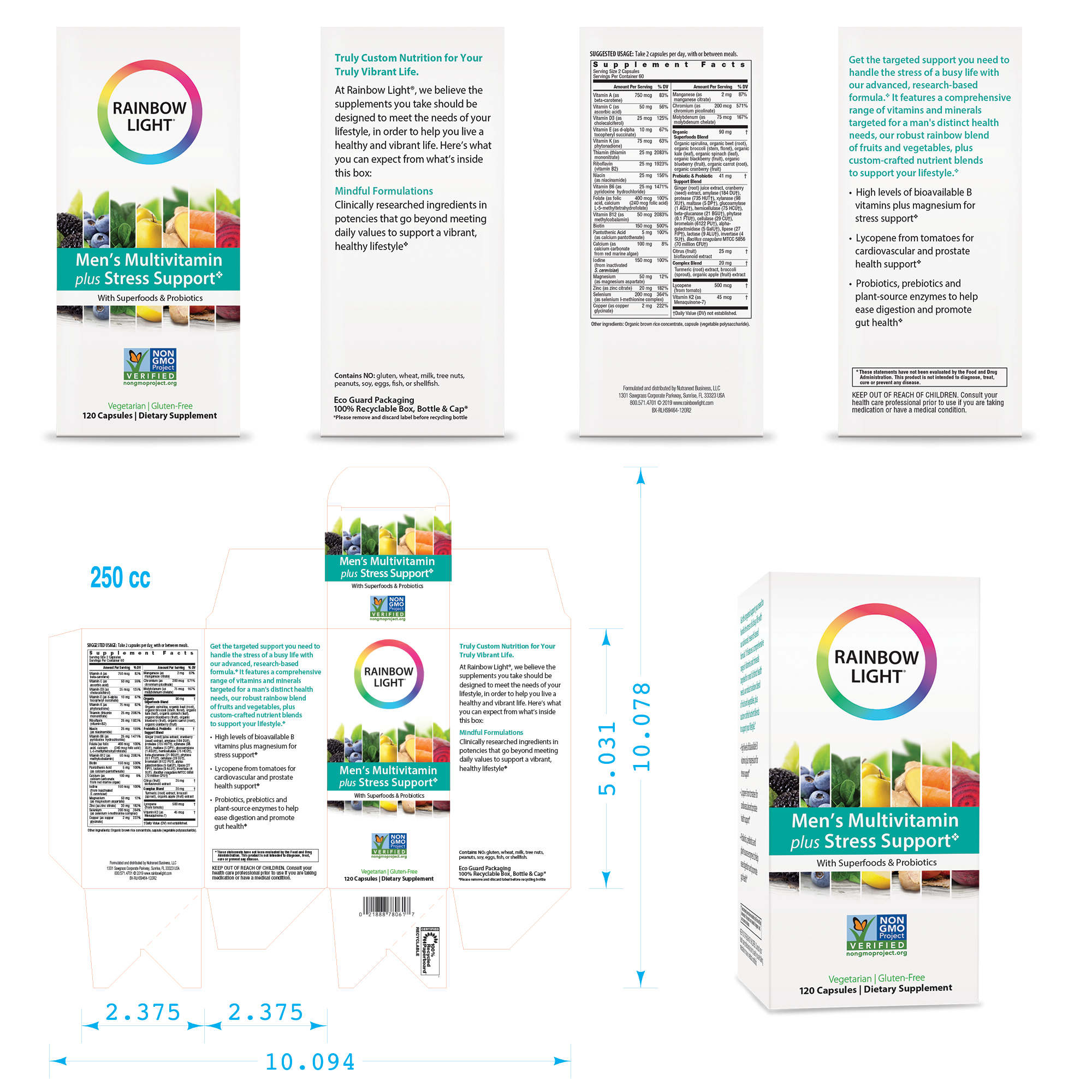 RAINBOW LIGHT - Labels & Renders - Eduardo Lozada / Graphic Design