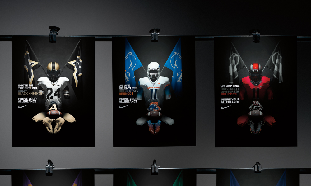 Football Rivalry Design NCAA FOOTBALL RIVALRIES - Joel Ryan Brandon Creative Direction + Design
