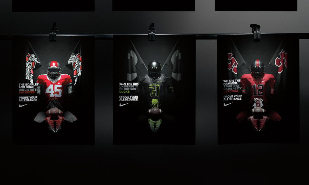 Football Rivalry Design NCAA FOOTBALL RIVALRIES - Joel Ryan Brandon Creative Direction + Design