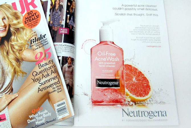 neutrogena print ads