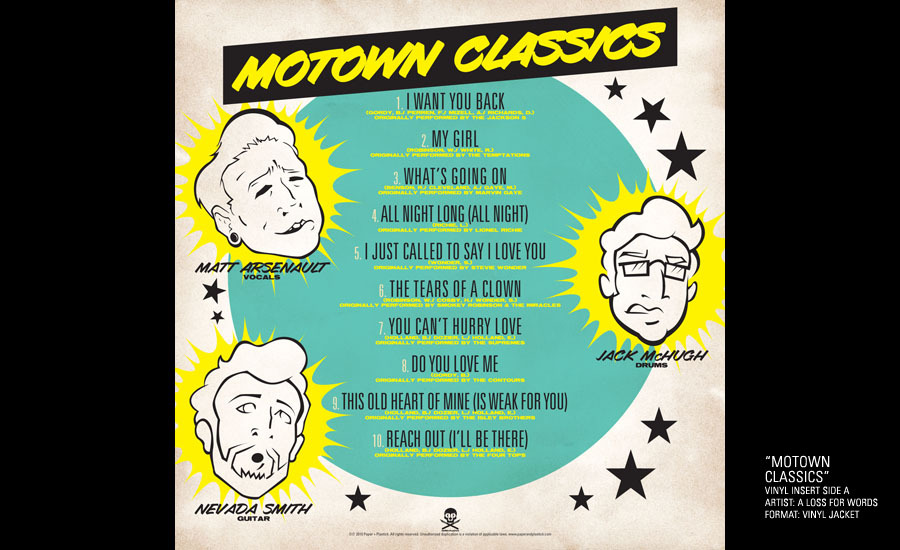 A LOSS FOR WORDS "MOTOWN CLASSICS" LAYOUT - tFk! Illustration