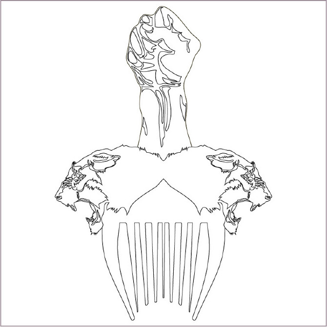 Afro Pick - machinehistories