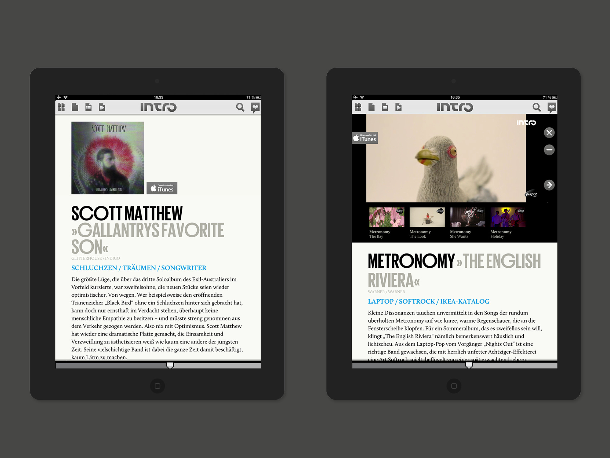 Linus Intro INTRO Magazin - Linus Lohoff — Art Direction