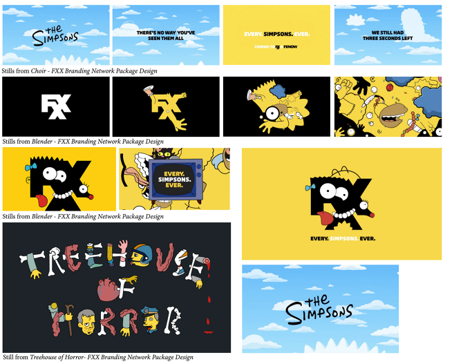 FXX Simpsons - + [ ashley.burke ] + illustration + direction