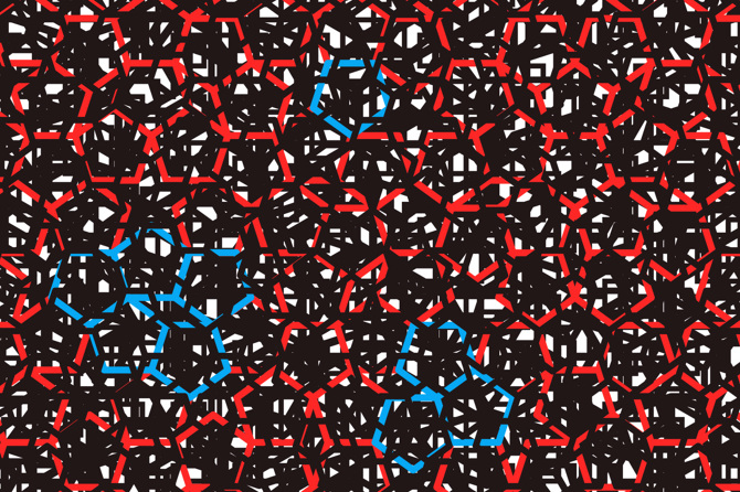 Reflections on Symmetry - Cartoon Distortion by Luis Blackaller