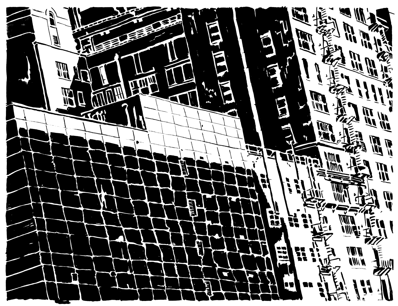 The Violence of Light - Cartoon Distortion by Luis Blackaller