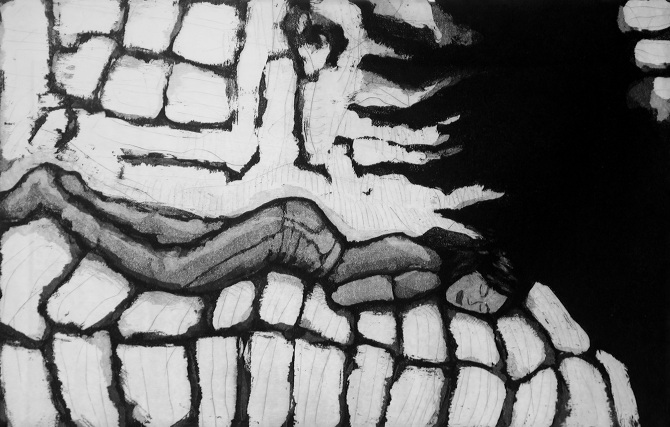 Etching - Cartoon Distortion by Luis Blackaller