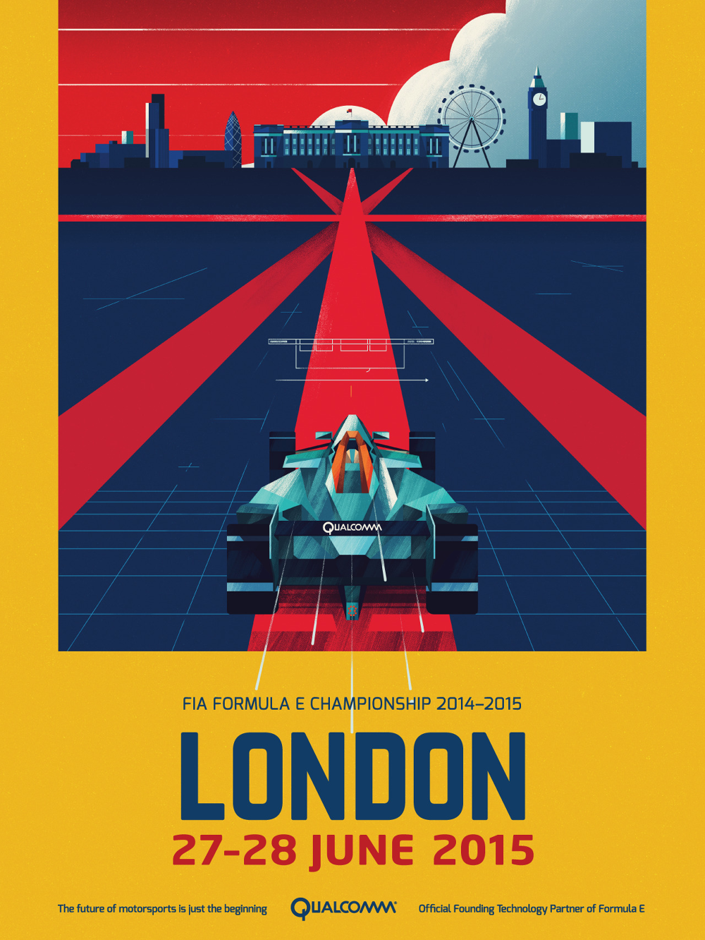 Qualcomm Formula E - The Illustration Work of Dan Matutina
