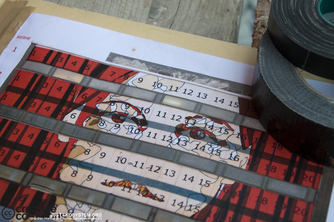 El Bocho, Tape Art, Berlin unurth street art