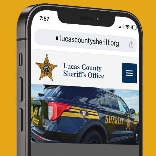 Lucas County Sheriff site Jerod Guillen Designer Communicator