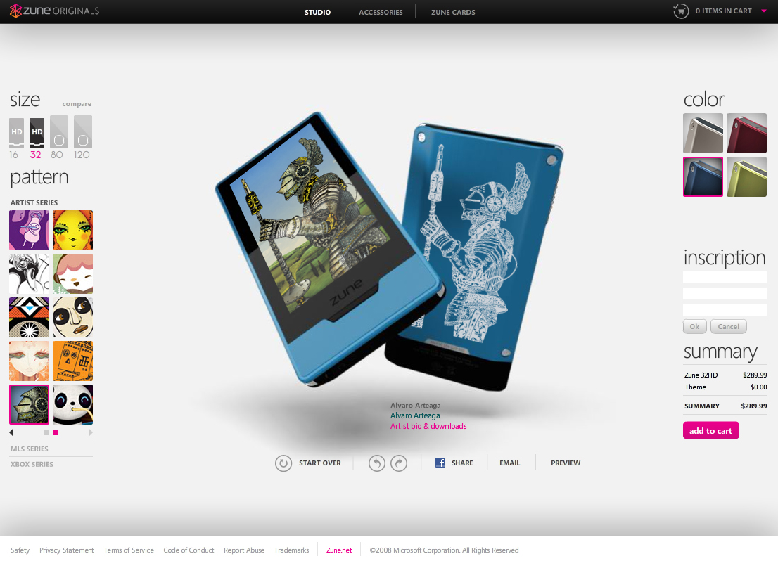 The New Zune HD Originals Alvarejo